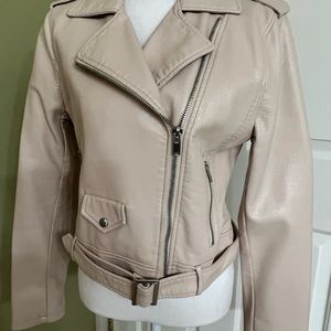 Design Lab Faux Leather Jacket